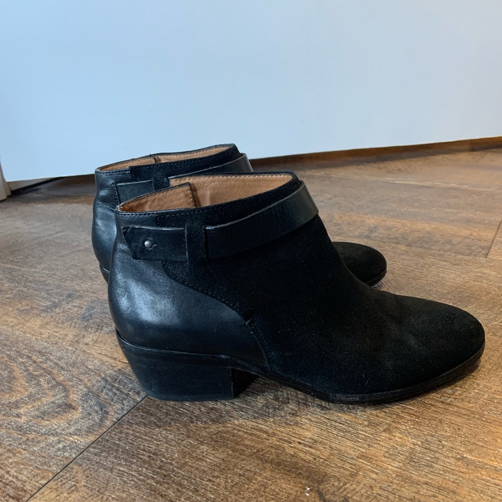 Madewell Black Suede Bootie